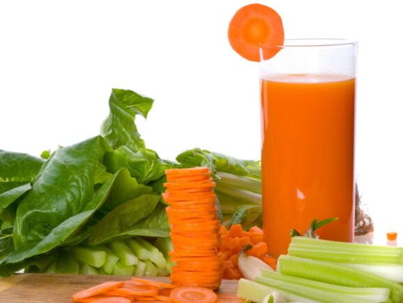 Squeezed juices newly -premiere of varicose veins